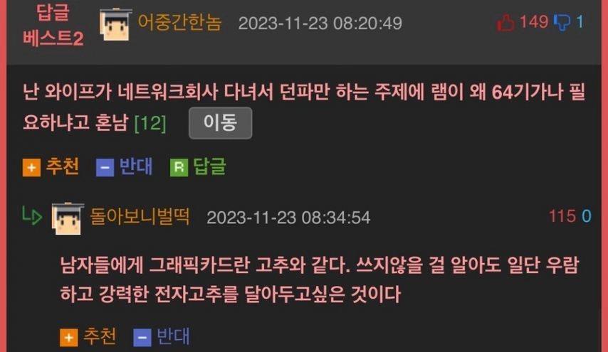 남자가 pc 스펙에 집착하는 이유