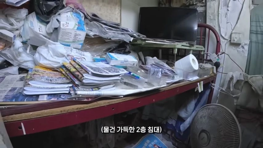 충격적인 홍콩 월 40 관짝집