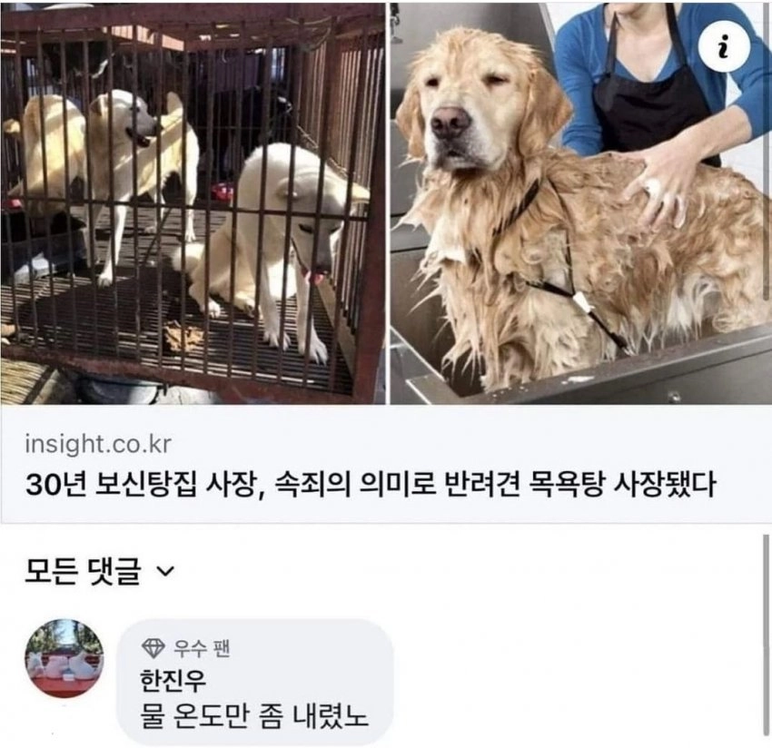 물온도만 내려서 장사하는 사람ㅎㅎ